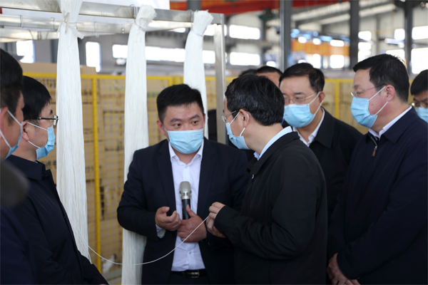 2020年4月14日辽宁省副省长张立林莅临辽宁尊龙凯时环保工业园 2020年4月14日辽宁省副省长张立林莅临辽宁尊龙凯时环保工业园